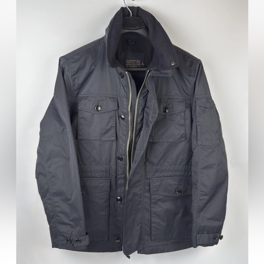 J crew Black Primaloft Utility Jacket Men’s XL